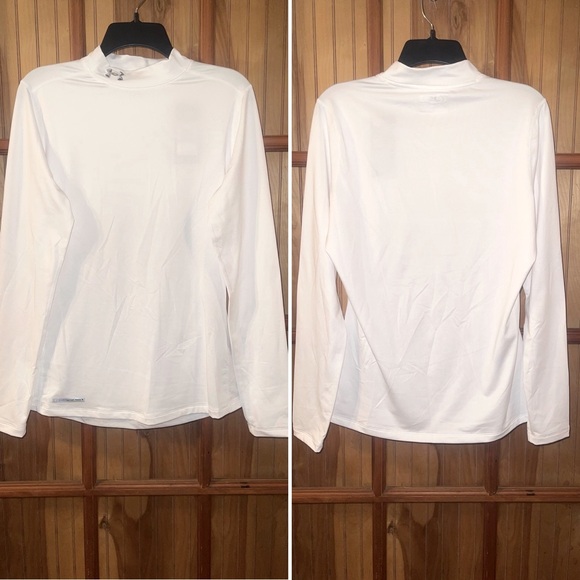 Under Armour Coldgear Women's White Long Sleeve Top - Picture 8 of 8